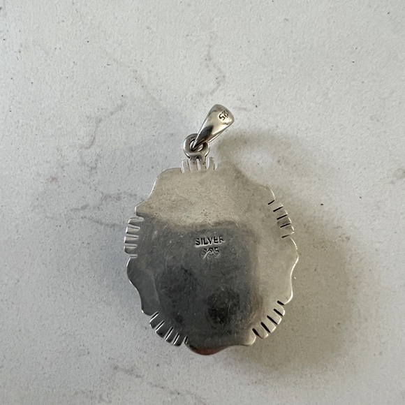 Stunning, heavy silver Eye of Shiva pendant 🐚 - Picture 3 of 3